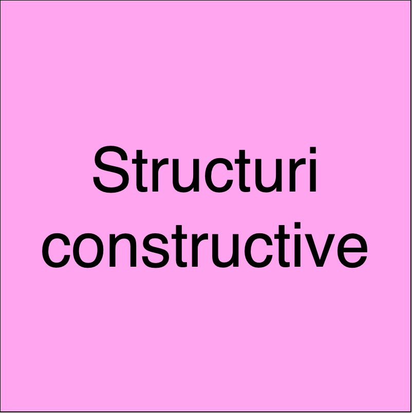 Structuri constructive