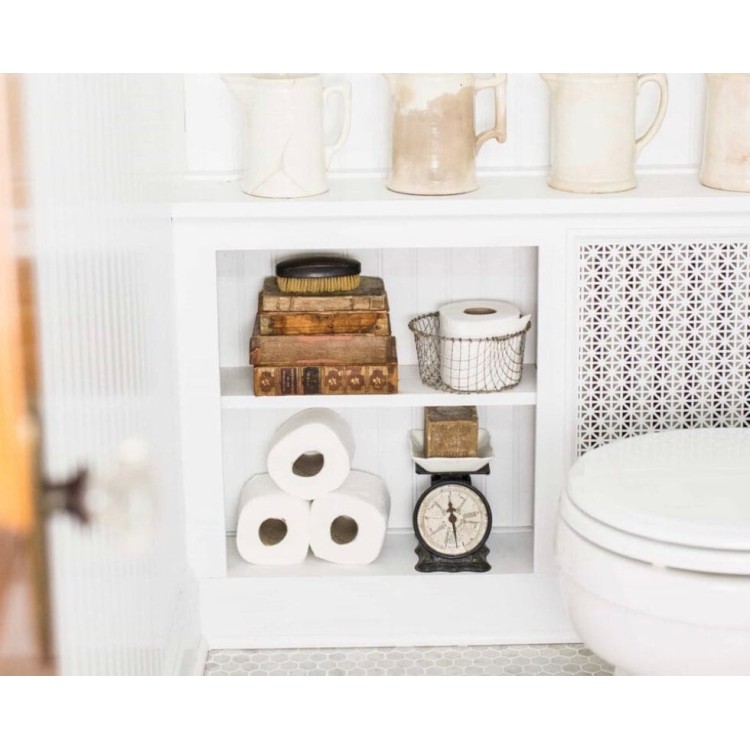 Masca de calorifer cu etajeră laterală