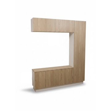 Corp TV modular stejar natur L.170 A.30 H.180cm